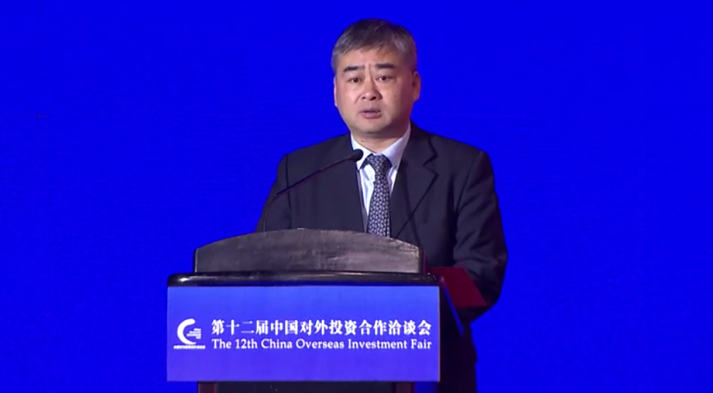 吴胜卫--第十二届中国对外投资合作洽谈会演讲